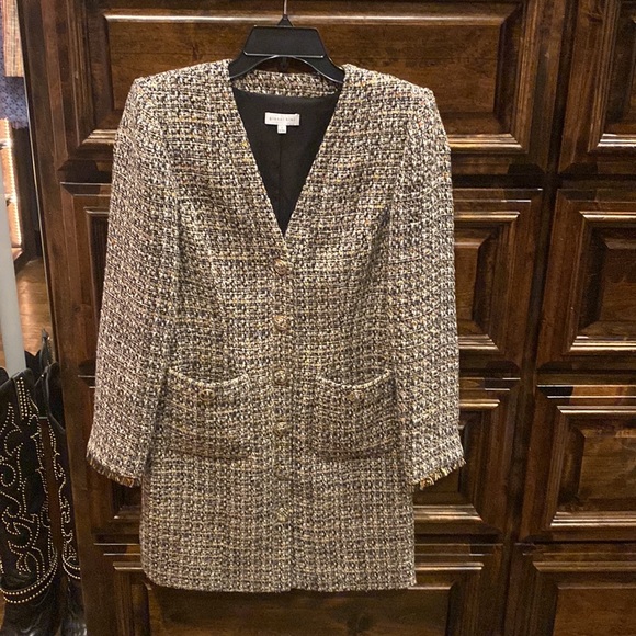 NWOT Gianni Bini Size 2 Tweed Dresd - Picture 4 of 6